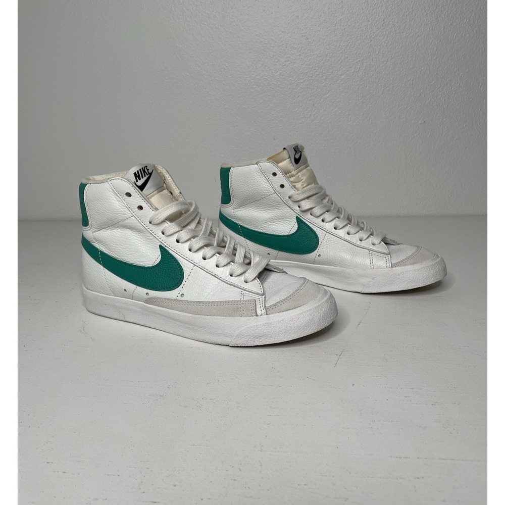 Nike Blazer Mid '77 Vintage White Pine Green Size 5 D07396-991 Shoes Sneakers